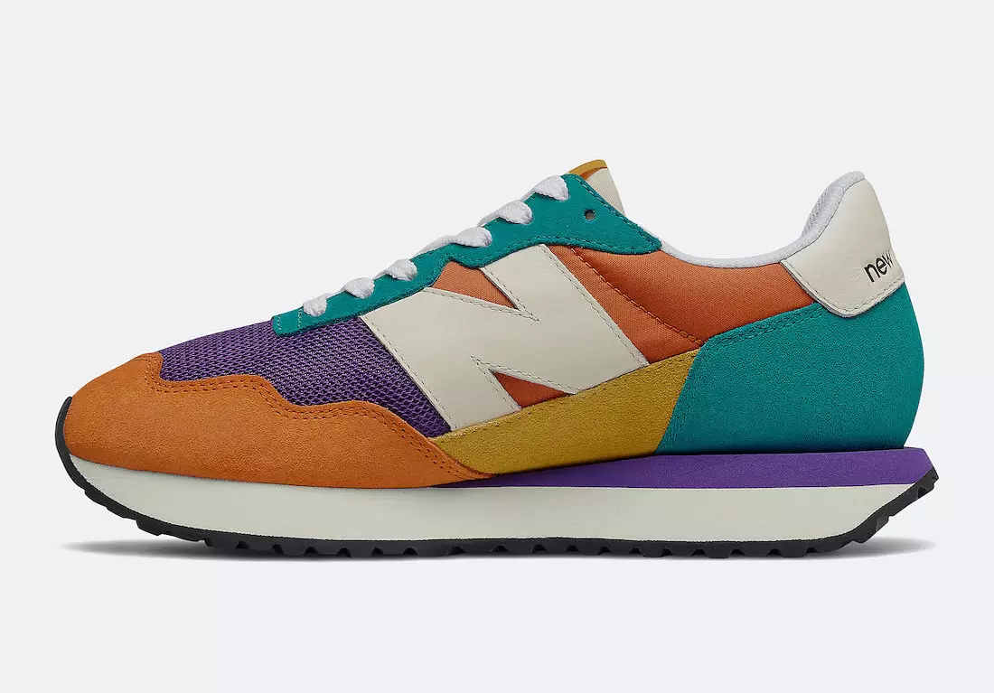 New Balance 237 Vintage Orange Team Teal Чыгарылган күнү