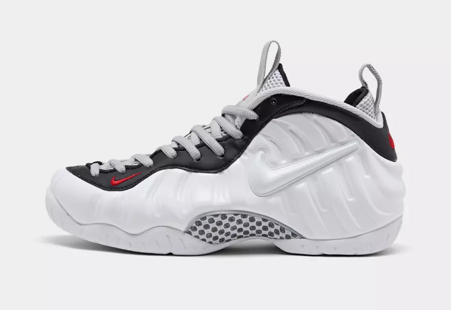 Nike Air Foamposite Pro White University Красный Черный 624041-103 Дата выпуска