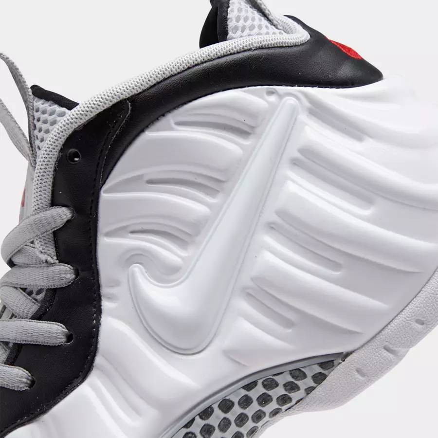 Nike Air Foamposite Pro White University Červená Černá 624041-103 Datum vydání