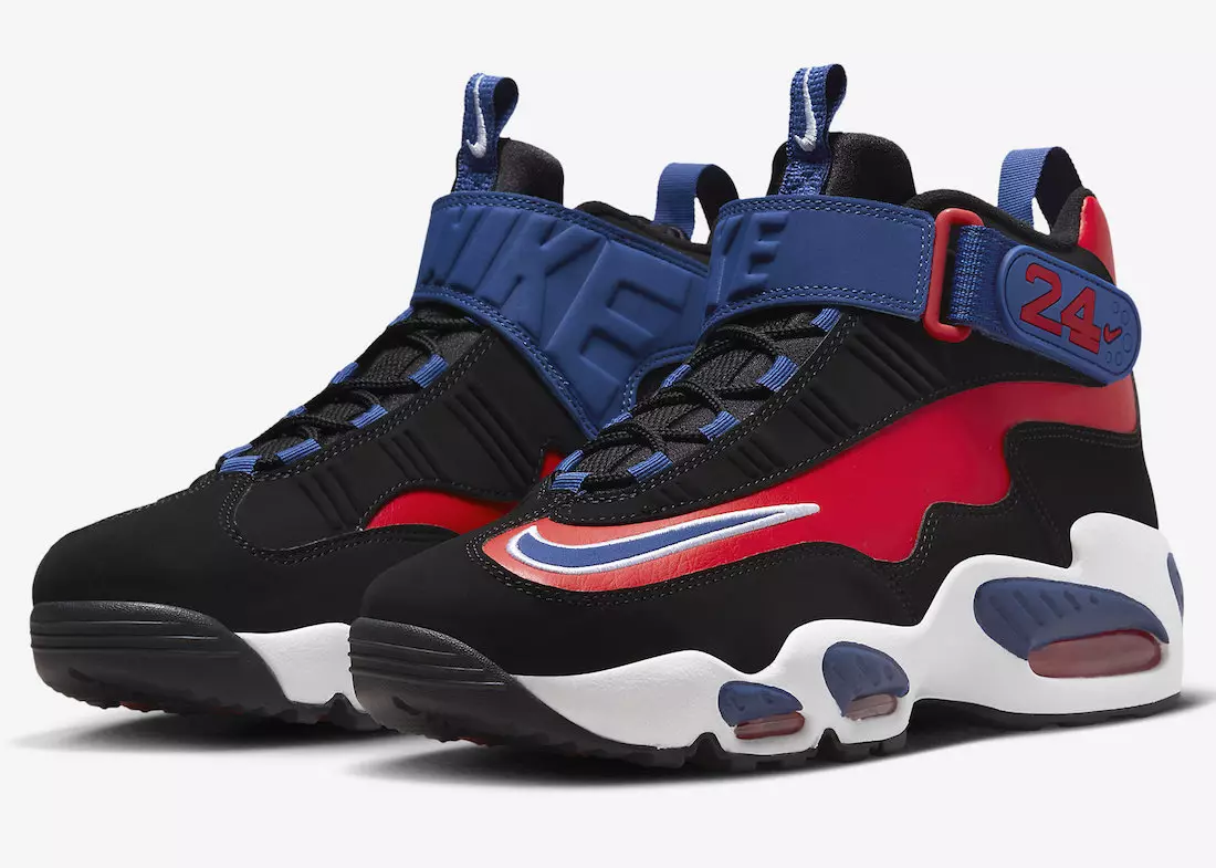 Nike Air Griffey Max 1 Negre Blau Marí Vermell DZ5186-001 Data de llançament