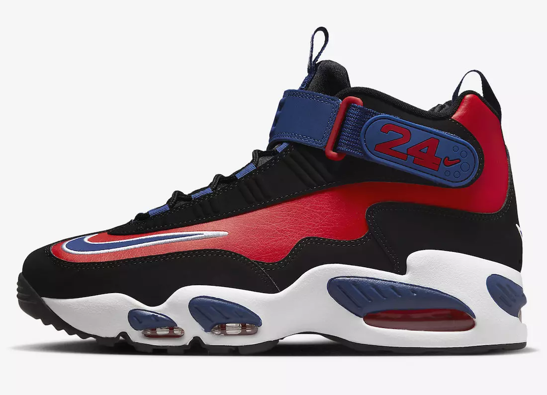 Nike Air Griffey Max 1 Black Navy Blue Red Tarehe ya Kutolewa DZ5186-001