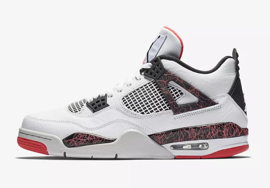 Air Jordan 4 Flight Nostalgia White Bright Crimson 308497-116 تاريخ الإصدار