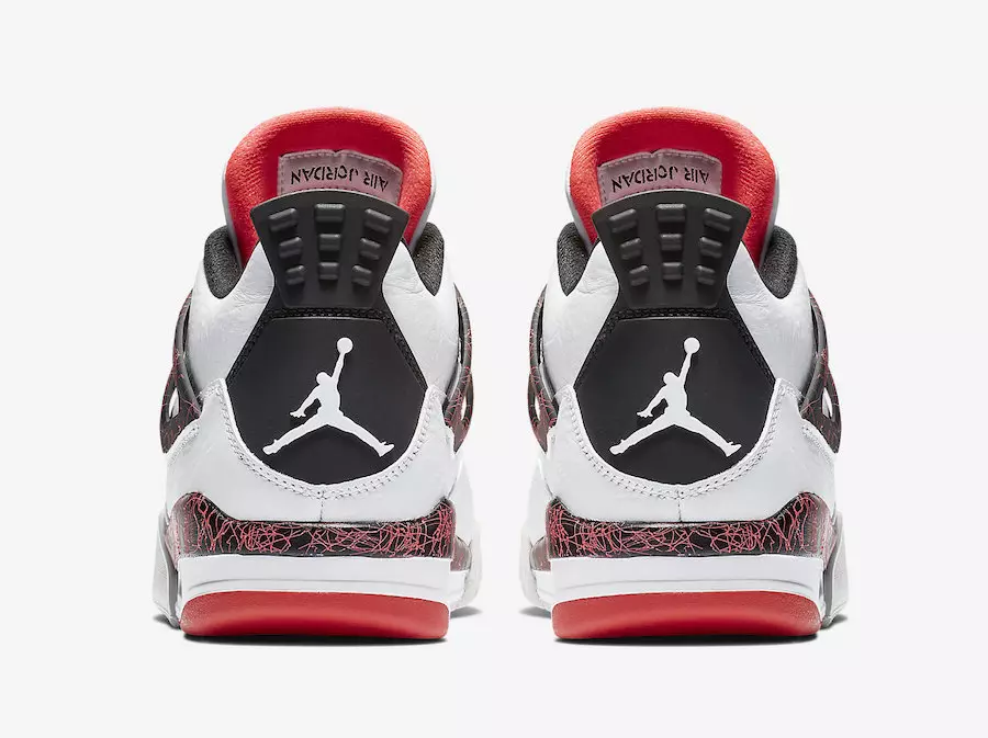 Air Jordan 4 Uçuş Nostalji Ağ Parlaq Crimson 308497-116 Buraxılış Tarixi