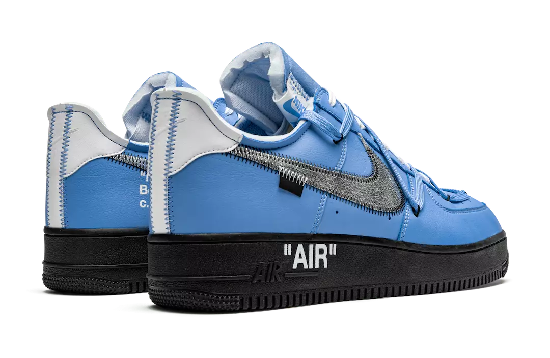 Off-White Nike Air Force 1 Low MCA Tarikh Keluaran Contoh