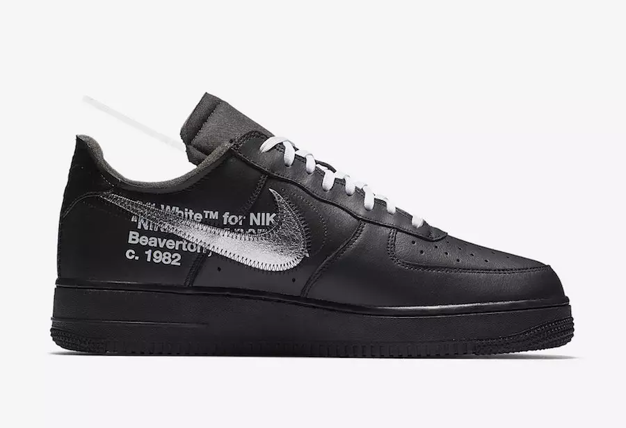 Esbranquiçado Nike Air Force 1 Low Black AV5210-001 Data de lançamento