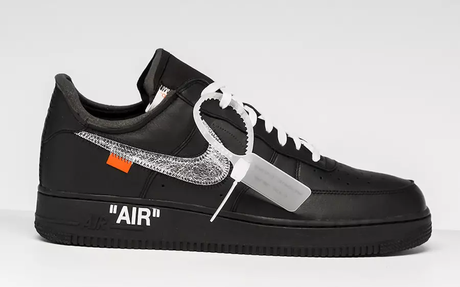 В наявності чорні кросівки Nike Air Force 1 Virgil MoMA