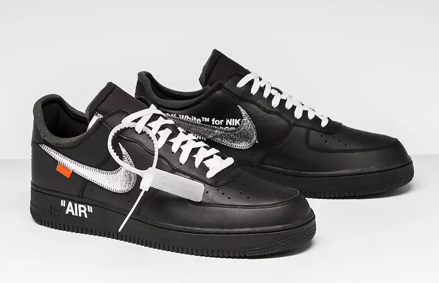 Ir pieejams Virgil MoMA Nike Air Force 1 melns