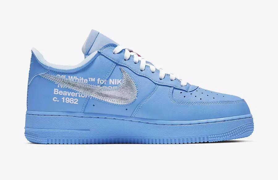 Off-White Nike Air Force 1 Low MCA Chicago CI1173-400 Date de sortie