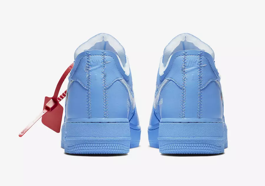 Off-White Nike Air Force 1 Low MCA Chicago CI1173-400 Թողարկման ամսաթիվ