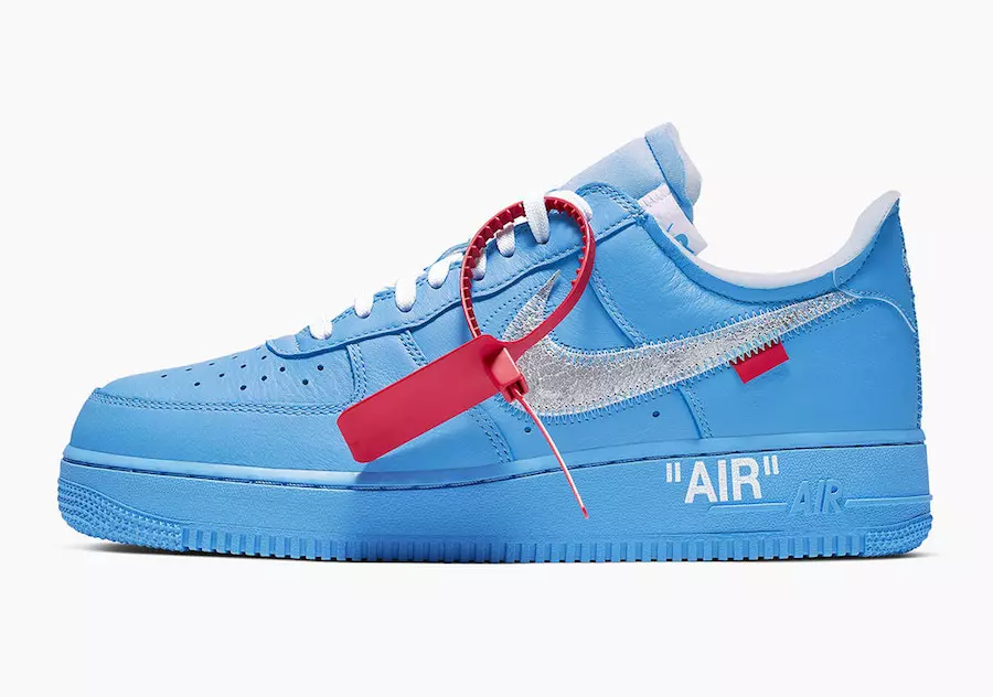 Блакітныя Nike Air Force 1 Low MCA Blue Дата выпуску