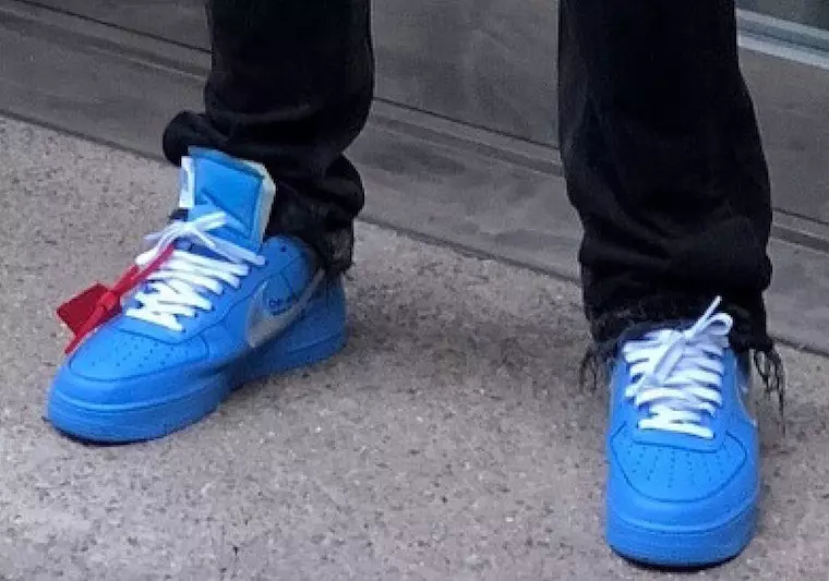 Off-White Nike Air Force 1 Low Blue Data de llançament