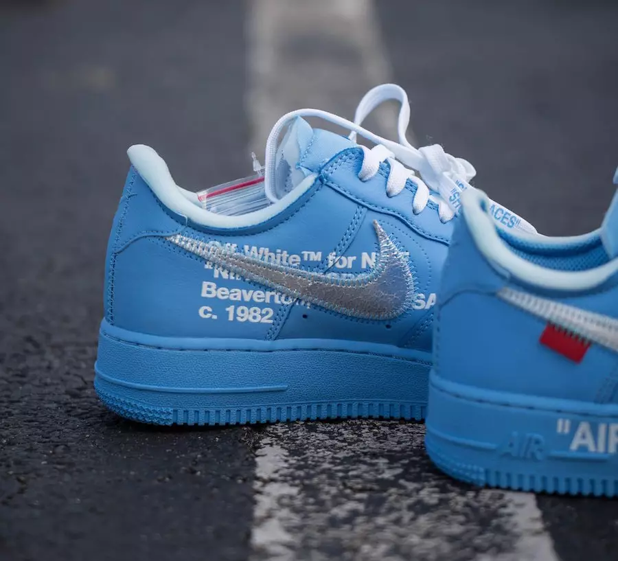 Off-White Nike Air Force 1 Low MCA Blue CI1173-400 Dátum vydania