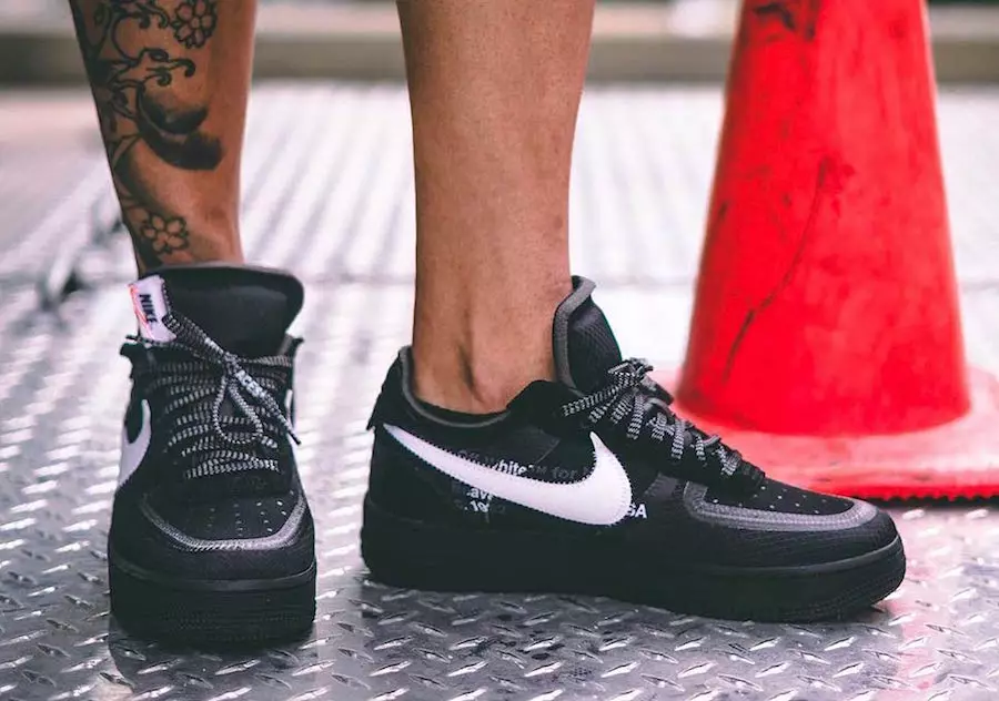 Off-White Nike Air Force 1 Low Black Releasedatum