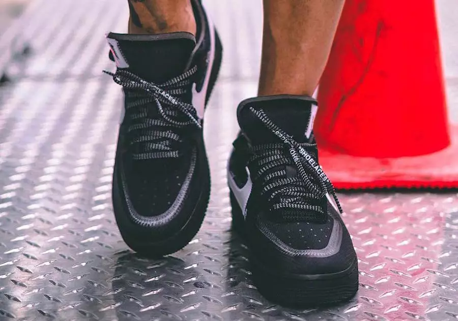 Off-White Nike Air Force 1 Low Black Data di rilascio