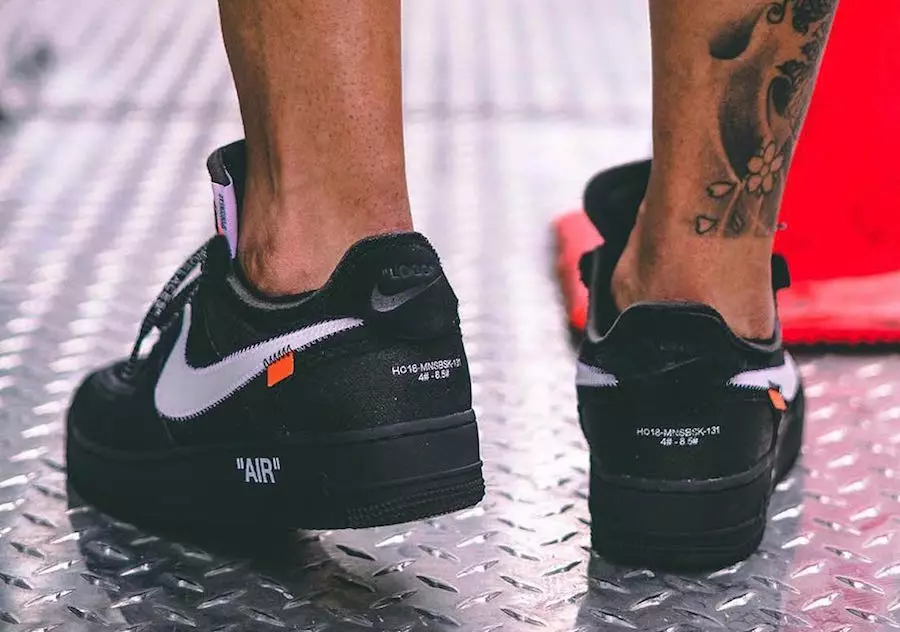 Off-white Nike Air Force 1 Low Black Udgivelsesdato