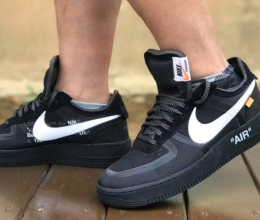 Kirli Beyaz x Nike Air Force 1 Düşük Siyah AO4606-001 Çıkış Tarihi