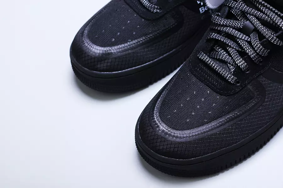 määrdunudvalge x Nike Air Force 1 madal must AO4606-001 väljalaskekuupäev