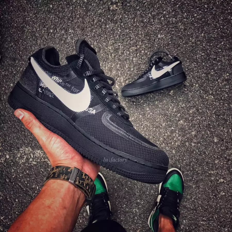 Off-White Nike Air Force 1 Low Black AO4606-001 Data de llançament