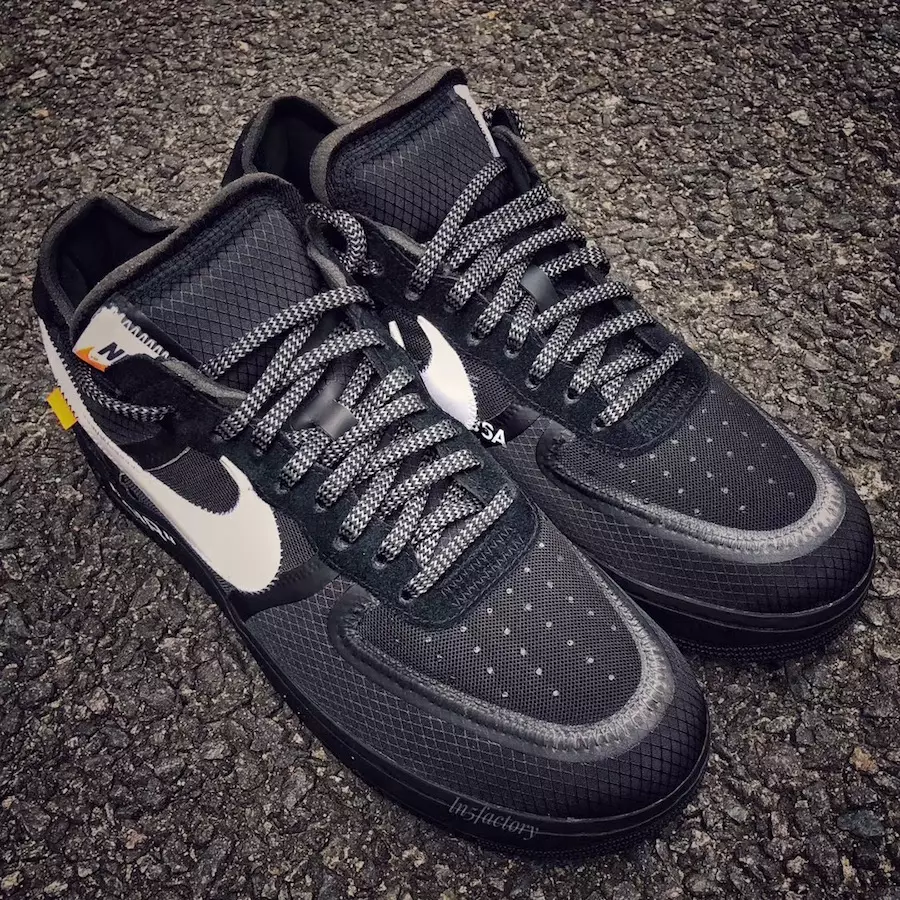 Off-white Nike Air Force 1 Low Black AO4606-001 Udgivelsesdato