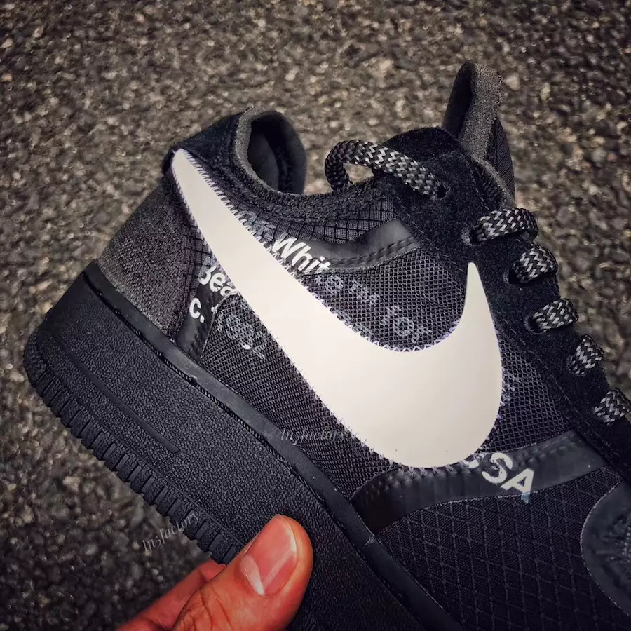 Off-White Nike Air Force 1 Low Black AO4606-001 Datum izdaje