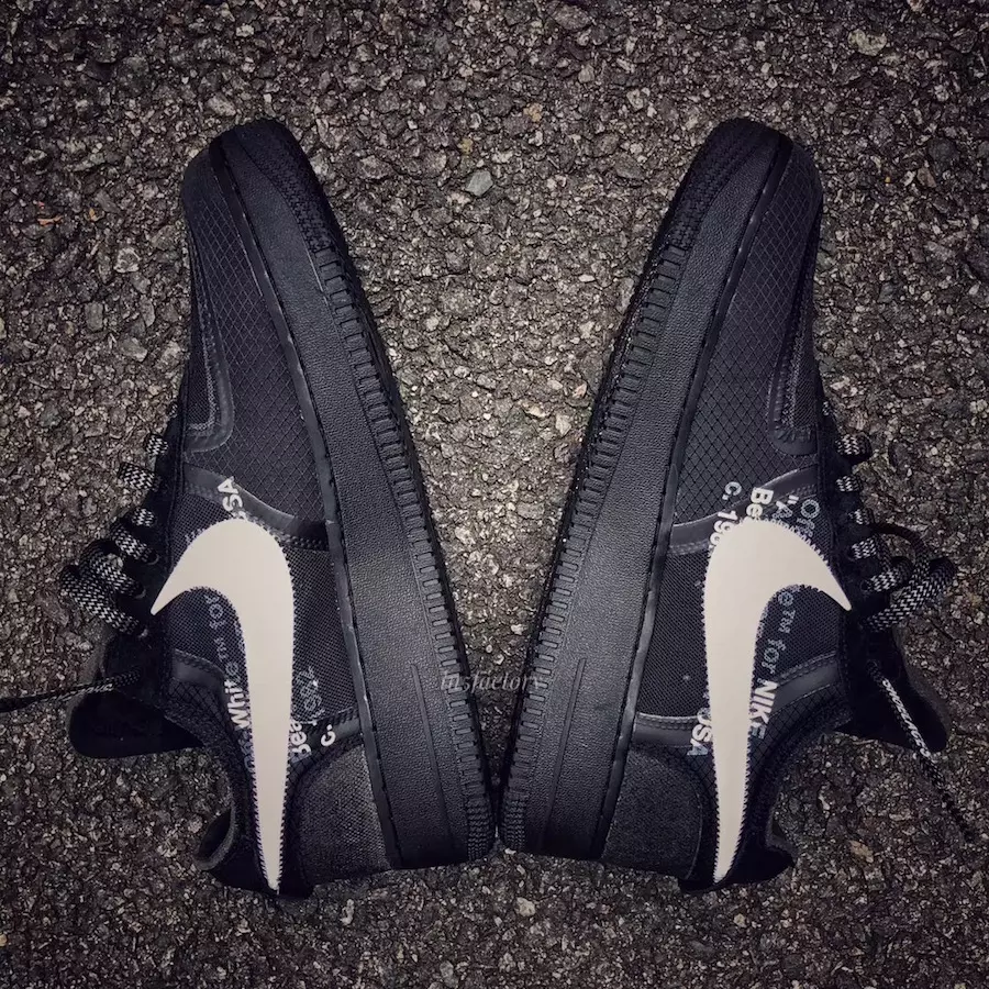 Off-White Nike Air Force 1 Low Black AO4606-001 Dátum vydania