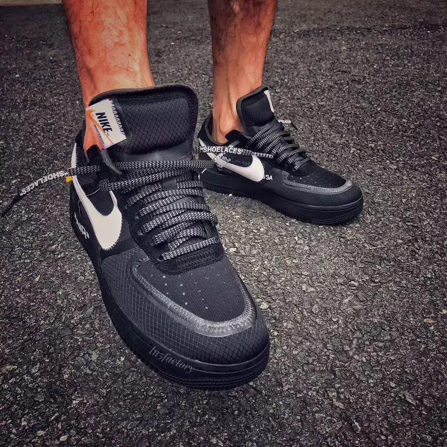 Off-white Nike Air Force 1 Low Black AO4606-001 Udgivelsesdato