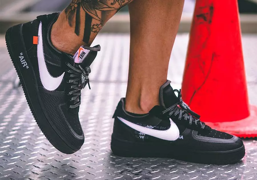 Valgevalge Nike Air Force 1 Low Black väljalaskekuupäev