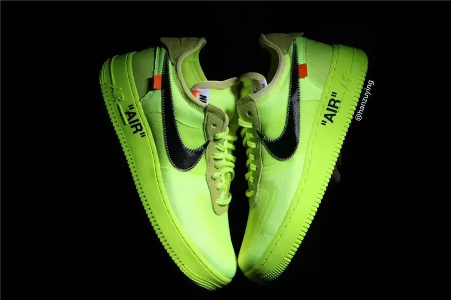 Off-White x Nike Air Force 1 Volt AO4606-700 発売日