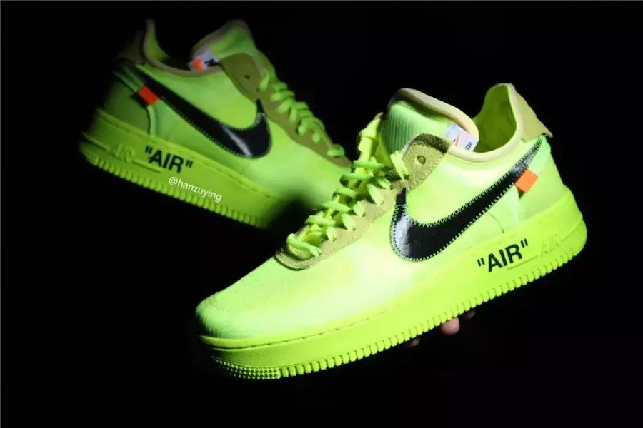 Off-White x Nike Air Force 1 Volt AO4606-700 Թողարկման ամսաթիվ