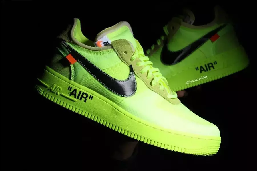 Off-White x Nike Air Force 1 Volt AO4606-700 תאריך שחרור