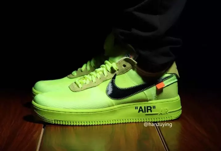 Ngày phát hành Off-White x Nike Air Force 1 Volt AO4606-700