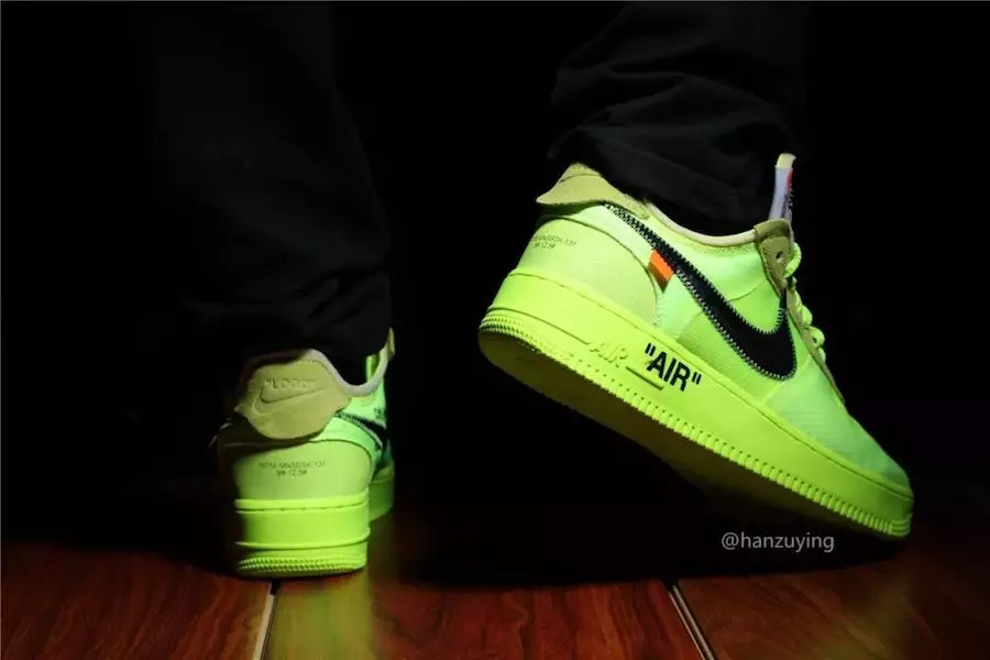 Gebroken Wit x Nike Air Force 1 Volt AO4606-700 Releasedatum