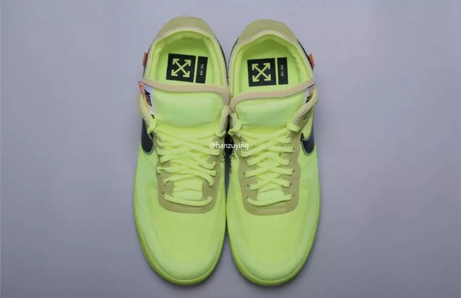 Off-White x Nike Air Force 1 Low Volt AO4606-700 תאריך שחרור