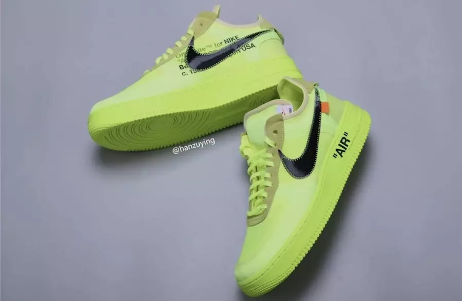 Off-White x Nike Air Force 1 Low Volt AO4606-700 תאריך שחרור