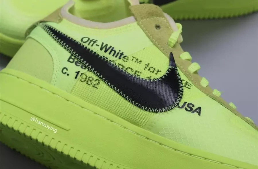 Off-White x Nike Air Force 1 Low Volt AO4606-700 Թողարկման ամսաթիվ