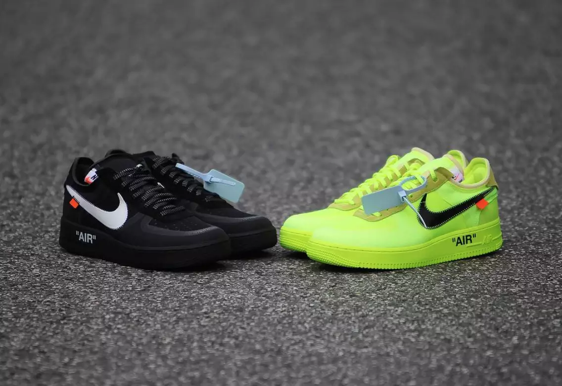 Qeyri-Ağ Nike Air Force 1 Volt AO4606-700 Qara AO4606-001 Buraxılış Tarixi