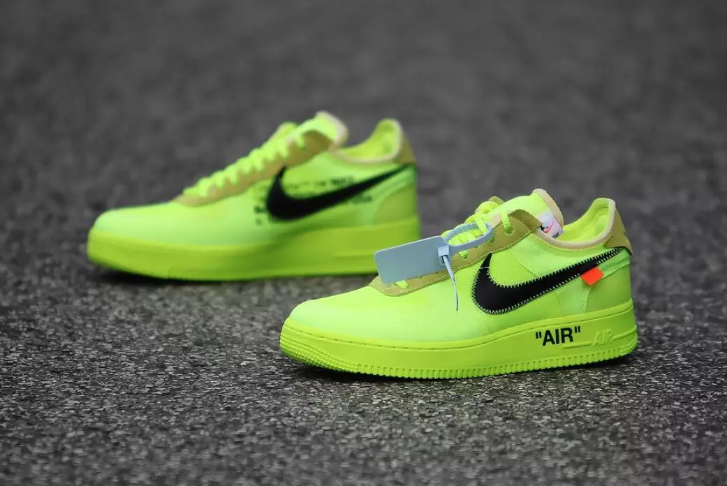 Off-White Nike Air Force 1 Volt AO4606-700 Data de llançament