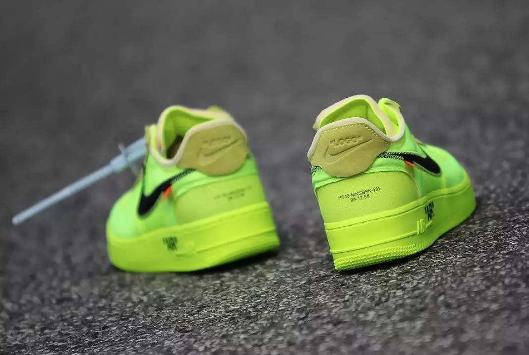 Off-White Nike Air Force 1 Volt AO4606-700 Дата на издаване