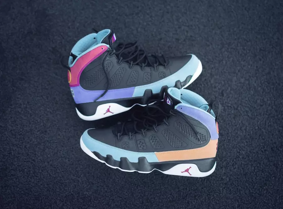 Air Jordan 9 Dream It Do It Qara Universitet Qırmızı Tünd Konkord 302370-065