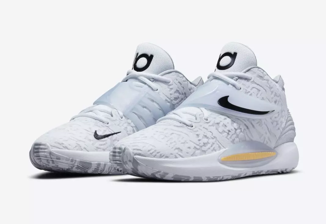 Nike KD 14 Home Blanc Negre CW3935-100 Data de llançament