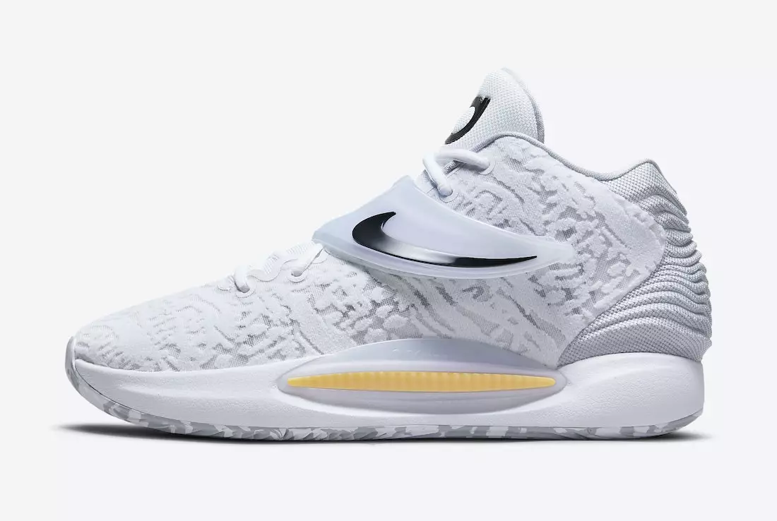 Nike KD 14 Home White Black CW3935-100 תאריך שחרור