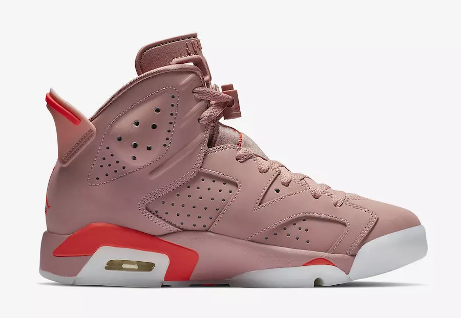 Aleali May Air Jordan 6 Millennial Pink CI0550-600 გამოშვების თარიღი ფასი