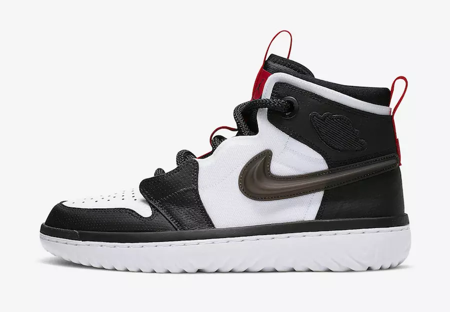 Air Jordan 1 React Blanc Negre Vermell AR5321-016 Data de llançament