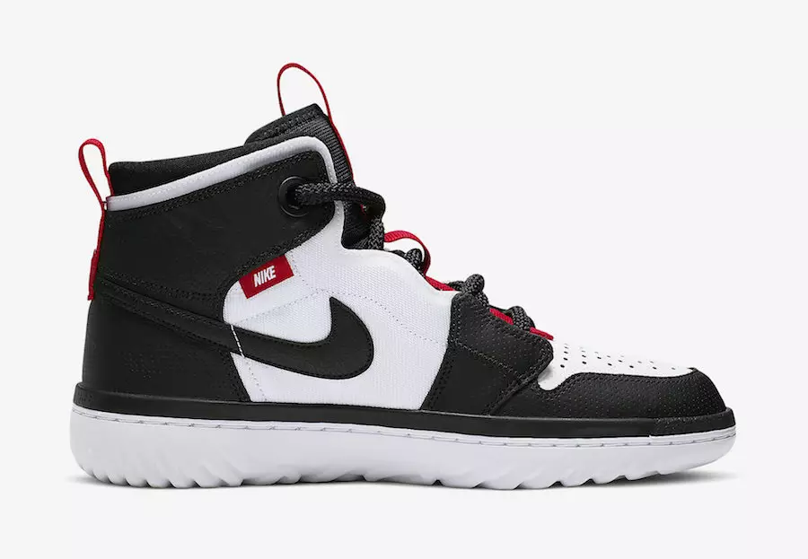 Air Jordan 1 React Blanc Negre Vermell AR5321-016 Data de llançament