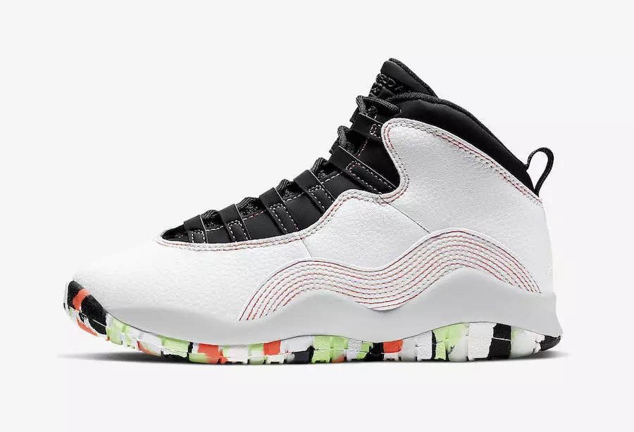 Air Jordan 10 GS Ember Glow BV1843-176 2019 Թողարկման ամսաթիվ