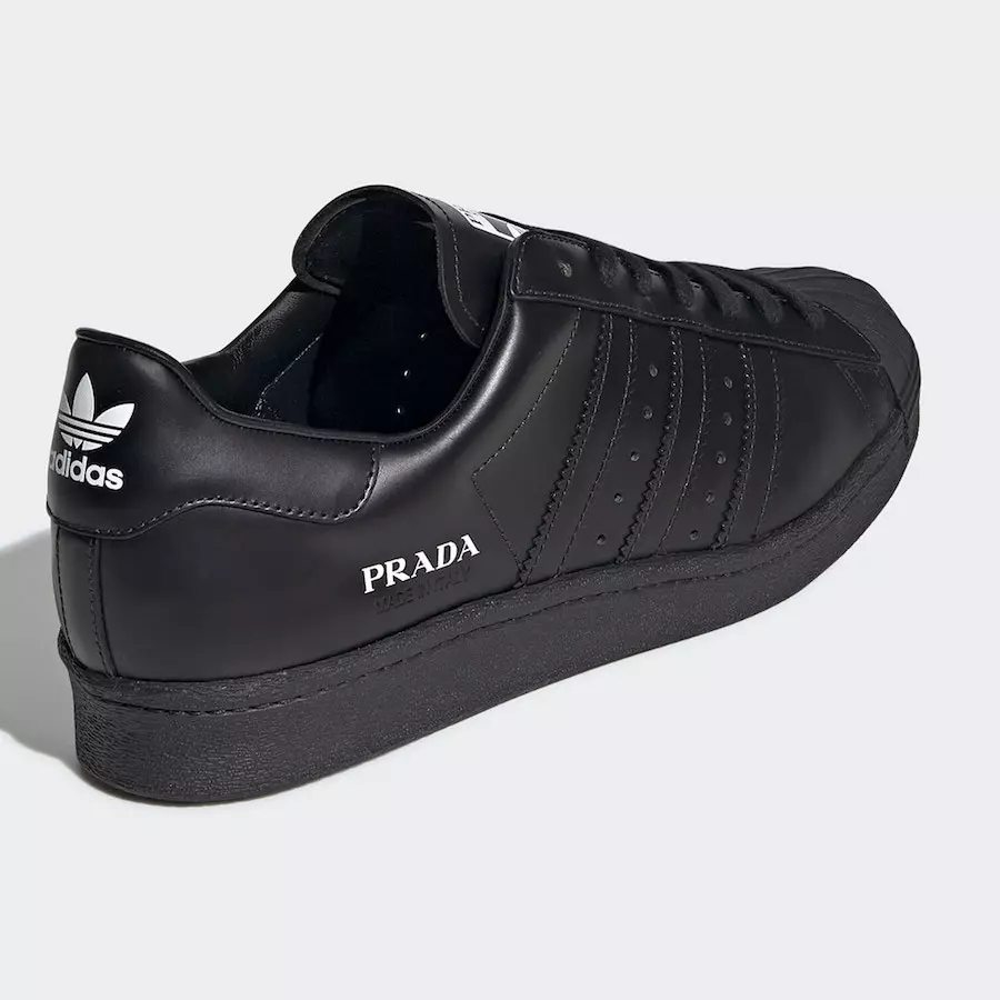 Prada adidas Superstar Black FW6679 Julkaisupäivä