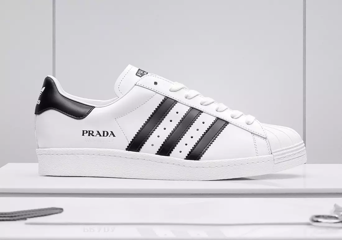 Prada adidas Superstar White Black Data de llançament