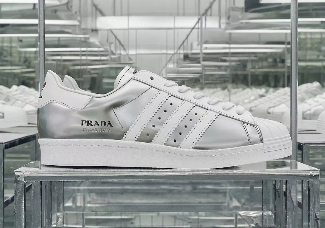 Prada adidas Superstar Silver White Julkaisupäivä