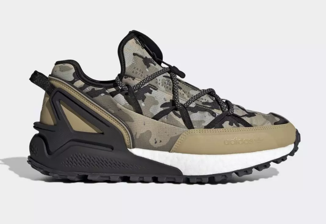 Adidas ZX 2K Boost Utility Gore-Tex Camo H05319 تاریخ انتشار