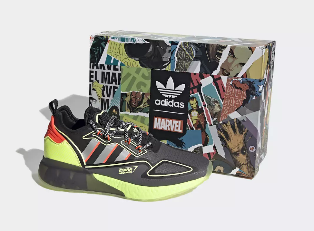 Датум на објавување на Marvel adidas ZX 2K Boost Stark Industries